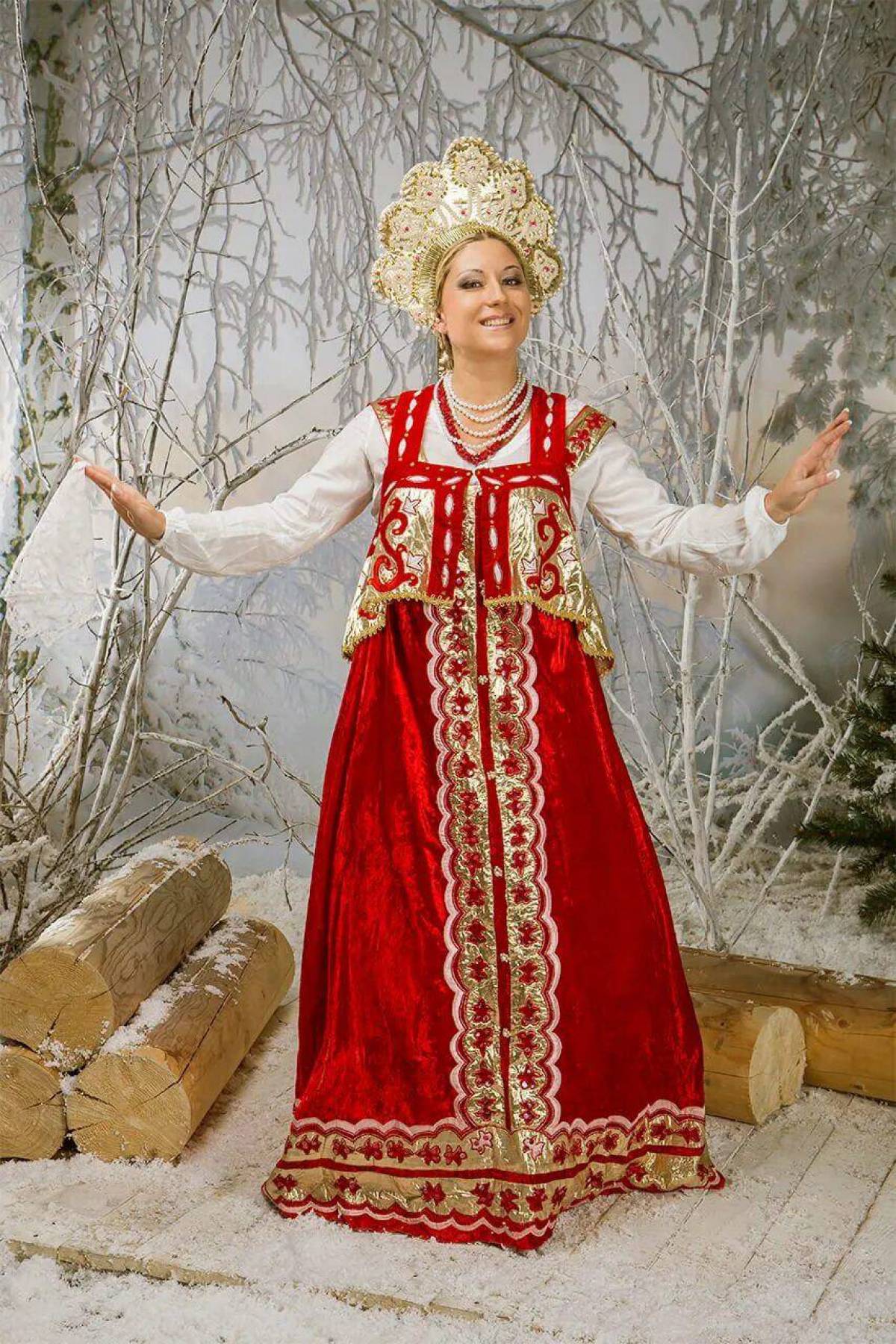 Girls in Slavic costumes in Marituba
